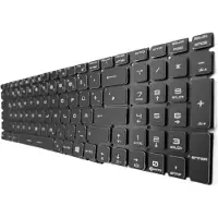 T-ProTek DUITSE - Toetsenbord, zwart, compatibel met MSI GT73VR 7RF-297