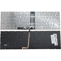 T-ProTek DUITSE - Toetsenbord, zwart, compatibel met MSI GT72 2PE Dominator Pro