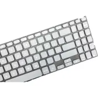 T-ProTek DUITSE - Toetsenbord, grijs, zonder rand, compatibel met Asus VivoBook 15 F512FL-EJ543T