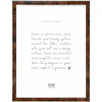 Deknudt Frames fotolijst S47EG1 - wortelhout met zwart - 30x45 cm