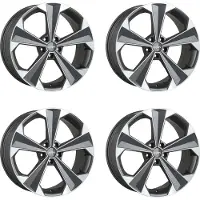 Oxigin 4 velgen, model 22 OXRS, 8.5x19 inch, ET43, 5x114.3, titaniumkleur, voor Infiniti Q50 Q60