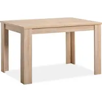 Homestyle4u Eettafel - 120x80 cm - Uitschuifbare Eetkamertafel - Massief eikenhout