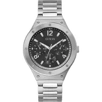 GUESS Multifunctionele horloge - - gw0454g1 - Zilver/Staal - 50 atm - Analoog