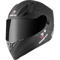 Bogotto H128 Grim Evo Zwart Wit Integraalhelm Maat M