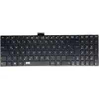 T-ProTek DUITS - Zwarte toetsenbord, frameless, compatibel met ASUS R513VL, R513W