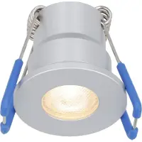 HOFTRONIC™ 12V 3W - Mini LED Inbouwspot - RVS - Verzonken - Verandaverlichting - IP65 voor buiten - 60° - 2700K - Warm wit