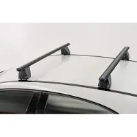 Menabo Delta Black | Dakkapdrager voor Seat - Ibiza II 1993-2002 - Aluminium - Lengte 119 cm - Draagvermogen 50 kg - Set van 2 stuks
