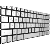 T-ProTek Duits toetsenbordframe, met verlichting, compatibel met HP 240 G2 (G7Z18PA)