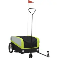 Syfax Fietstrailer 45 kg ijzer zwart en groen