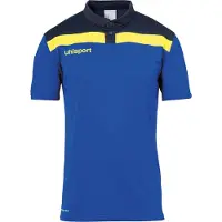 Uhlsport Offense 23 Short Sleeve Polo Blauw M Man