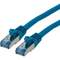 Roline Patchkabel Cat.6A S/FTP (PiMF), Component Level, LSOH, blauw, 20 m