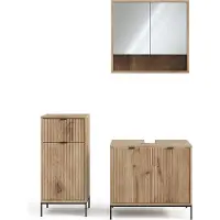 Vicco Badkamermeubelset Eliza Viking Eik 3-delig, Model 49880