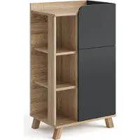 Vicco Onderkast Karen Sonoma/antraciet 50 x 90 cm met deur en lade, Model 47277