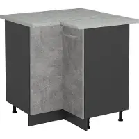Vicco R-Line Hoekkast – 75.6 cm WB Marmer Beton