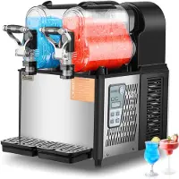 Vevor Commerciële Slush-ijsmachine 3 L x 2 Dubbele Tank Bevroren Drankmachine