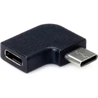 Value USB-C naar USB-C adapter - haaks naar links/rechts - USB3.2 (tot 10 Gbit/s) - PD tot 20V/5A / zwart