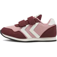 Hummel Sneakers rosa / wijnrood / wit
