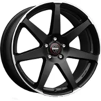 Momo Litá velgen Seven, 8x18 inch, 5x108 steek, ET 42, mat zwart, gepolijst