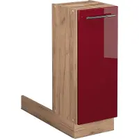 Vicco Fame-Line Keukeneiland – 30 cm zonder werkblad Bordeauxrode hoogglans