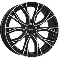 Aez Litá velgen, merk , model Toronto, kleur donker, afmetingen 8.5x19 inch, steek 5x112, et-waarde 40, kleur: zwart/gepolijst