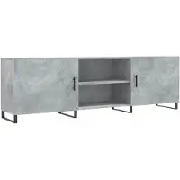 Syfax Tv-meubel 150x30x50 cm bewerkt hout betongrijs