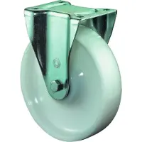 BS Rollen Bokwiel voor zware lasten | wiel-d. 125 mm draagvermogen 700 kg | kunststof | plaat L135xB110 mm | 1 stuk - L610.B15.125 L610.B15.125