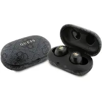 GUESS True Wireless 4G Metal Bluetooth In-Ear Oordopjes - Zwart