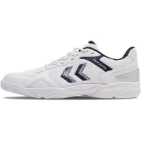 Hummel Sportschoen 'COURT CONTROL II' navy / grijs gemêleerd / limoen / wit