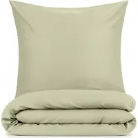 Blumtal Dekbedovertrek met Kussensloop - Anti-Allergisch - Tegen huisstofmijt - Set van 2 - 135 x 200 cm - 2 Kussenslopen 80 x 80 cm - Zwart