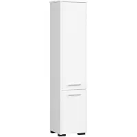 Akord Kolomkast voor Badkamer FIN / Furniture Factory / Wit / 30 x 140 x 30 cm