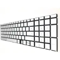 T-ProTek DUITSE - Toetsenbord, zilverkleurig, compatibel met HP Envy 17-j100