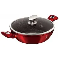 Berlinger Haus Pan met deksel, 24 cm, bordeauxrood, , model BH 1262N