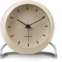 Arne Jacobsen – City Hall Tafelklok – Ø11 cm – Zandkleur