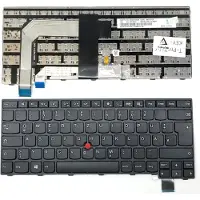 T-ProTek DUITS - Zwart toetsenbord, compatibel met Lenovo ThinkPad T470p 20J6