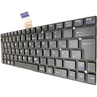 T-ProTek DE - Zwart toetsenbord zonder frame, compatibel met de SONY Vaio SVT1111M1ES SVT1111M1ES.G4