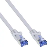 InLine UFTP CAT6a platte netwerkkabel | PVC | wit | 0,50 meter