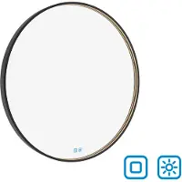 Nimco LED-spiegel met verlichting, rond, ZP 31000, diameter 90 cm, IP-waarde 44