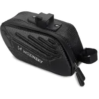 Wozinsky Fahrradsatteltasche 1.5L wasserdichte Tasche schwarz (WBB27BK)