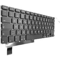 T-ProTek Toetsenbord zonder achtergrondverlichting, compatibel met MacBook Pro 15,4" (model A1286, EMC 2556)