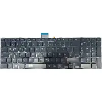 T-ProTek DE zwarte, glanzende toetsenbord met verlichting, versie 2, is compatibel met de TOSHIBA Satellite C75-A