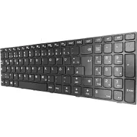 T-ProTek Duits toetsenbord, zwart, compatibel met LENOVO IdeaPad 110-15ISK (80UD01AMGE)