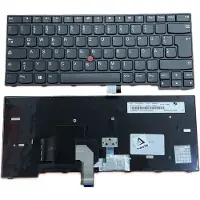 T-ProTek Duits toetsenbord, zwart, met TrackPoint, voor Lenovo ThinkPad E470, modelnummer 20H1004SGE