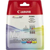 Canon Inktcartridge CLI-521C/M/Y 3-kleuren Multipack