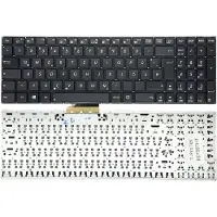 T-ProTek DUITSE - Toetsenbord zonder frame, compatibel met Asus F555L, F555UB