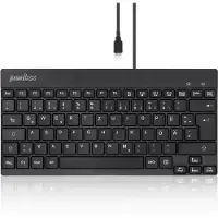 Perixx PERIBOARD-426 (NL, Bedraad), Toetsenbord, Zwart