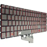 T-ProTek DUITS - Zwarte toetsenbord, frameless design, met verlichting, compatibel met HP Pavilion 17G-BR