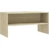 Syfax Tv-meubel 80x40x40 cm bewerkt hout sonoma eikenkleurig
