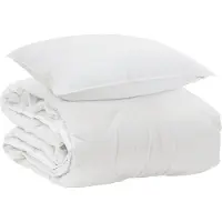 vidaXL All-Season Deken 155 x 200 cm 350 GSM Microvezel Wit