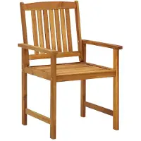 vidaXL Tuinstoelen 2 st met kussens massief acaciahout
