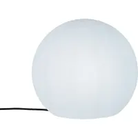 New Garden Buly vloerlamp globe, Ø 50 cm, wit / opaal, Kunststof, Modern